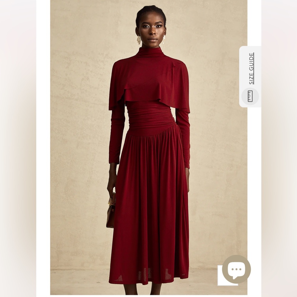Elegant Red Women's Dress